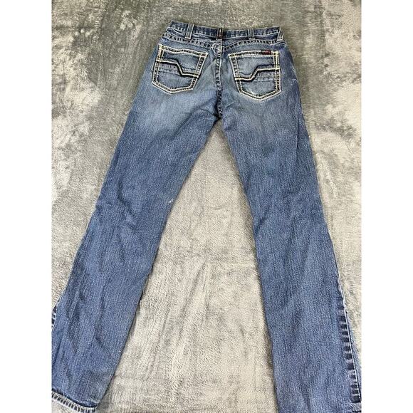 Ariat M5 Straight Leg Jeans 30x36 Blue Denim Made in Mexico Good Condition - Picture 6 of 10